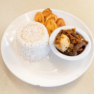 White Rice and Ayamashe